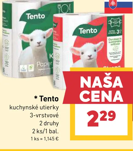Tento kuchynské utierky 3-vrstvové