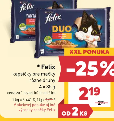 Felix kapsičky pre mačky