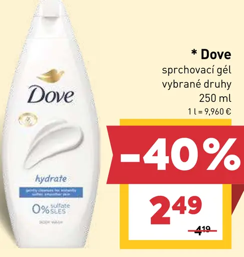 Dove Sprchovací gél