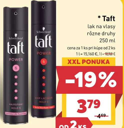 Taft lak na vlasy