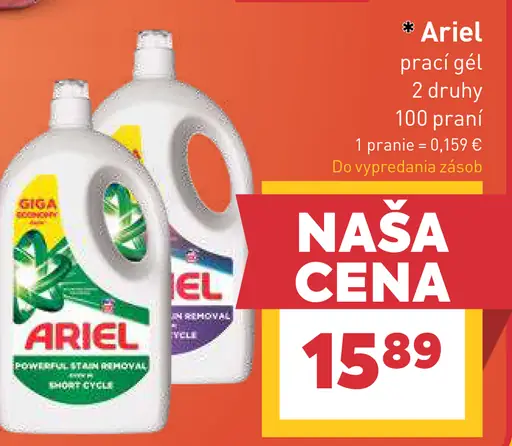 Ariel Prací gel
