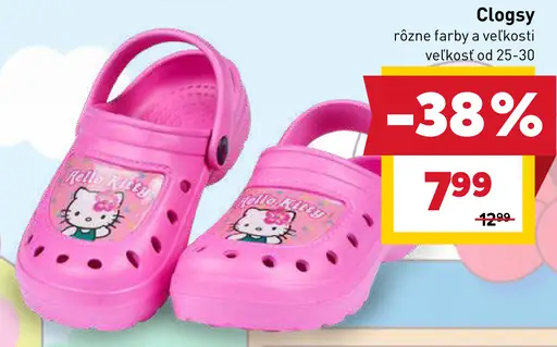 Hello Kitty detské clogsy