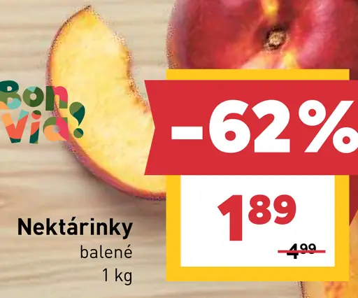 Nektárinky balené
