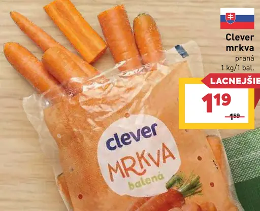 Clever mrkva praná