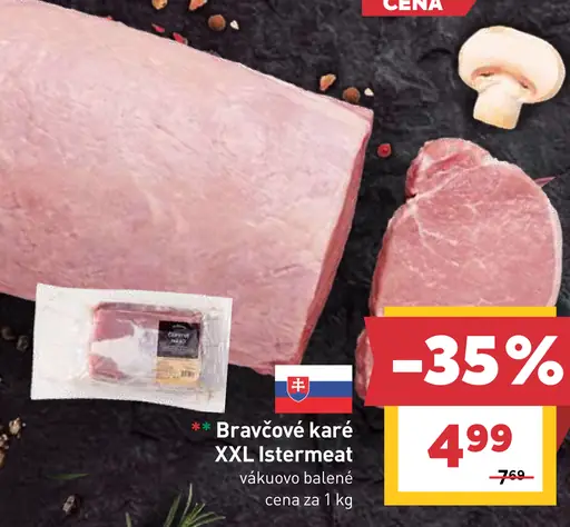 Bravčové karé XXL Istremeat vákuovo balené