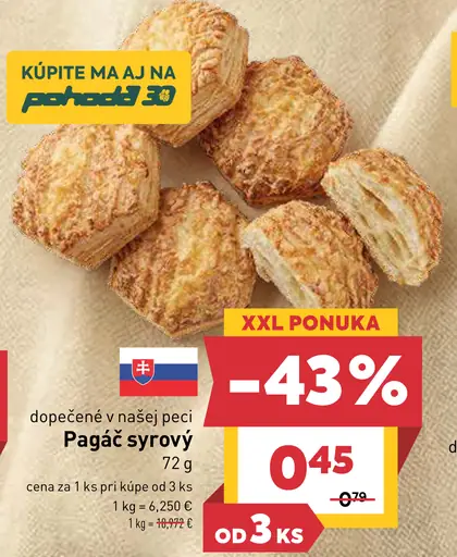 Pagáč syrový