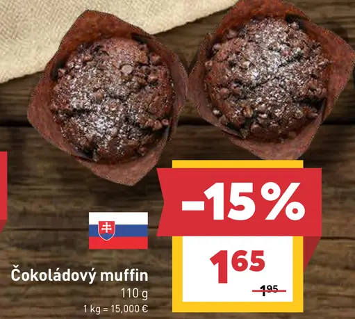 Čokoládový muffin