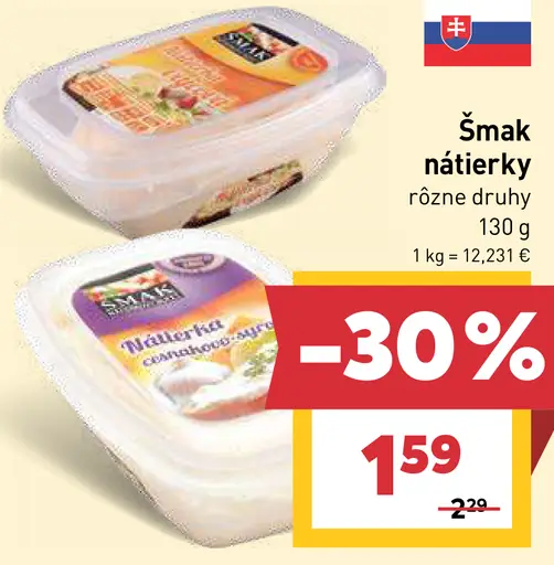 BILLA Šmak nátierky