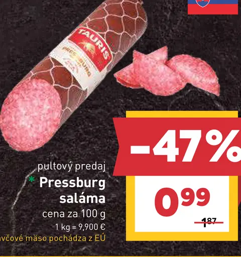 Tauris Pressburg saláma