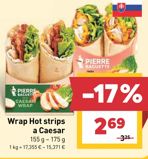 Pierre Baguette Wrap Caesar