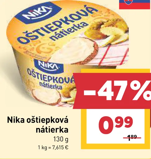 Nika oštiepková nátierka syrová