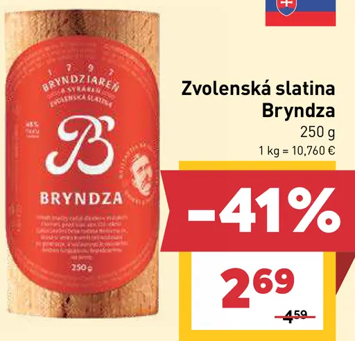 Zvolenská slatina Bryndza ovčia