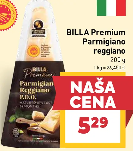BILLA Premium Parmigiano reggiano