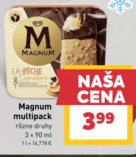 Magnum multipack, rôzne druhy