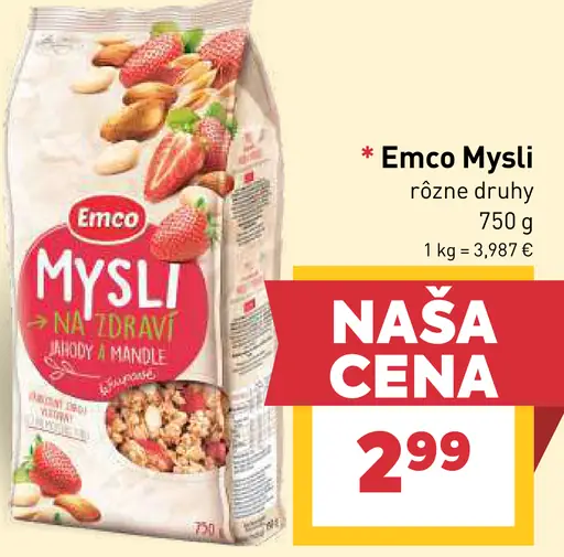 Emco Mysli rôzne druhy