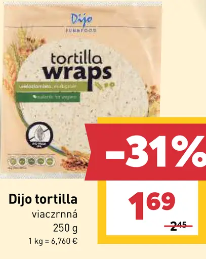 Dijo tortilla wraps pšeničná