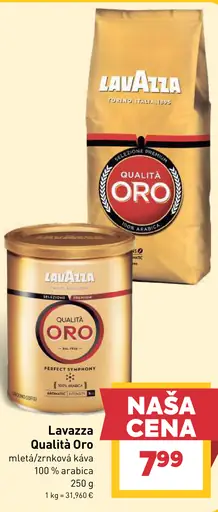Lavazza Qualità Oro zrnková káva 100 % arabica