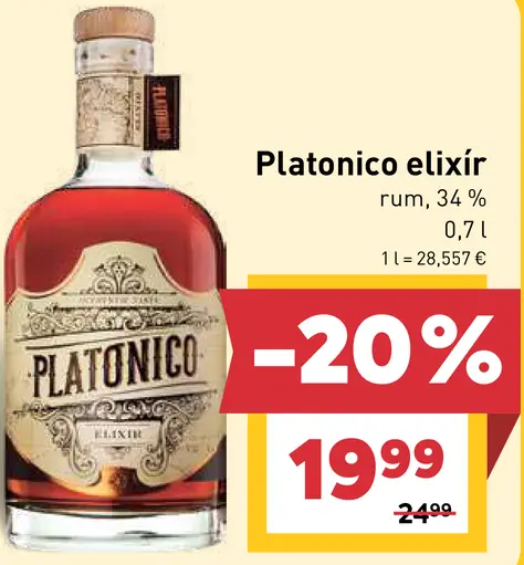 Platonico elixír rum