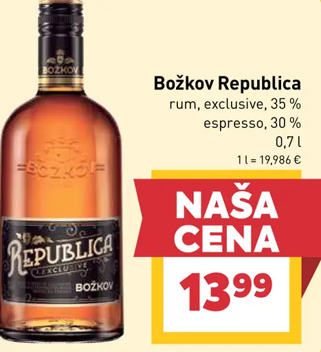 Božkov Republica Exclusive rum