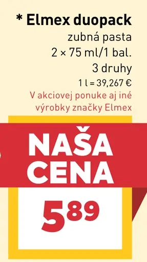 elmex® Caries Protection zubná pasta proti zubnému kazu duopack 2x