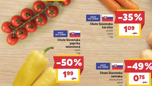 Chute Slovenska koktailové paradajky Saluoso
