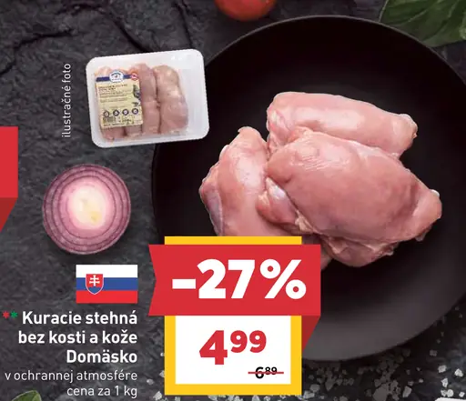Domäsko kuracie stehná bez kosti a kože