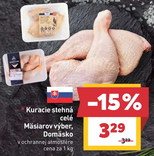 Domäsko Kuracie stehná celé Mäsiarov výber