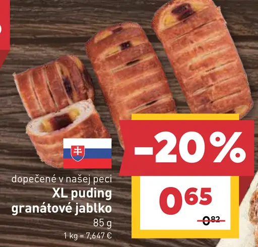 XL puding granátové jablko