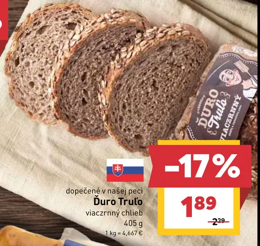 Duro Trulo viaczrnný chlieb