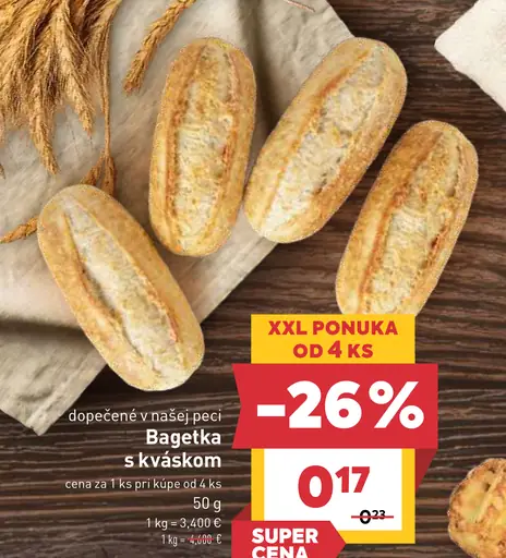 Bagetka s kváskom