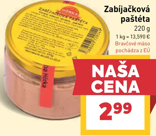 Zabíjačková paštéta