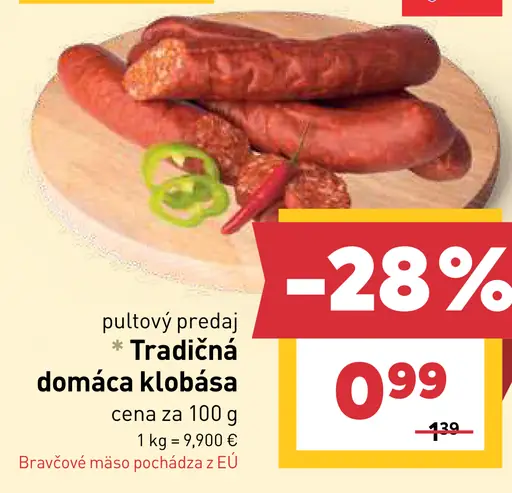 Tradičná domáca klobása