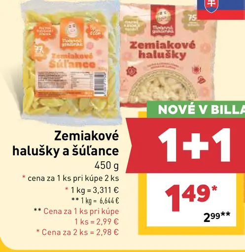 Zemiakové halušky