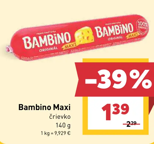 Bambino Maxi črievko