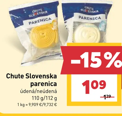 Chute Slovenska parenica údená/neúdená