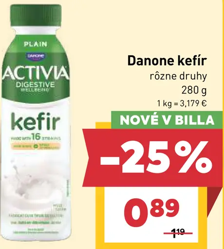 Danone Activia kefír