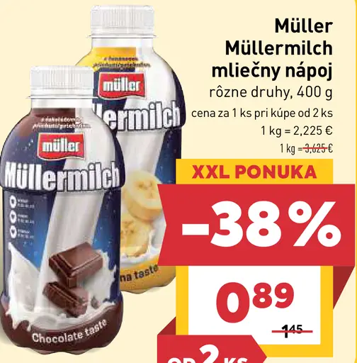 Müller Milch mliečny nápoj
