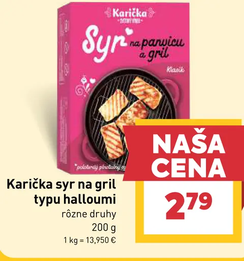 Karička syr na gril typ Halloumi