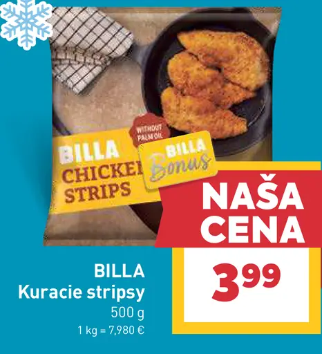 BILLA Kuracie stripsy