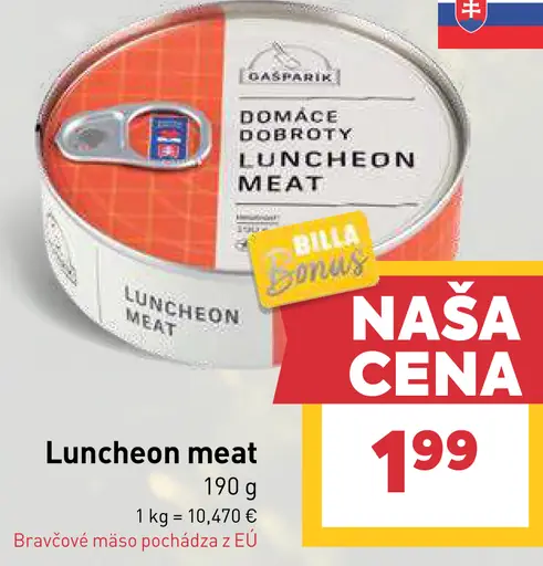 Gašparík Luncheon Meat