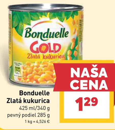 Bonduelle Gold Zlatá kukurica