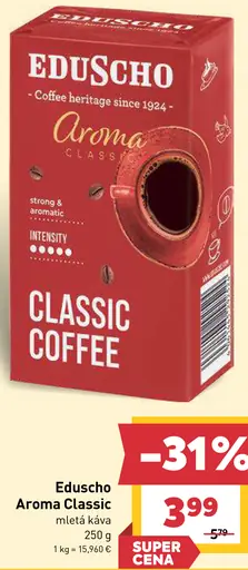 Eduscho Aroma Classic pražená mletá káva
