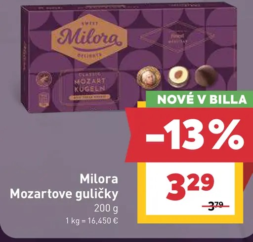 Milora Mozartove guľôčky marcipánové