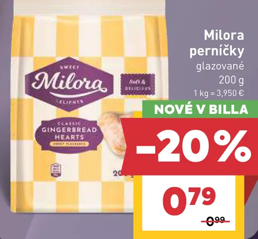 Milora perníčky glazované