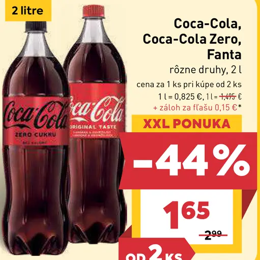 Coca-Cola sýtená limonáda