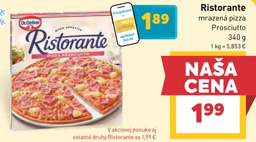 Dr. Oetker Ristorante pizza mrazená