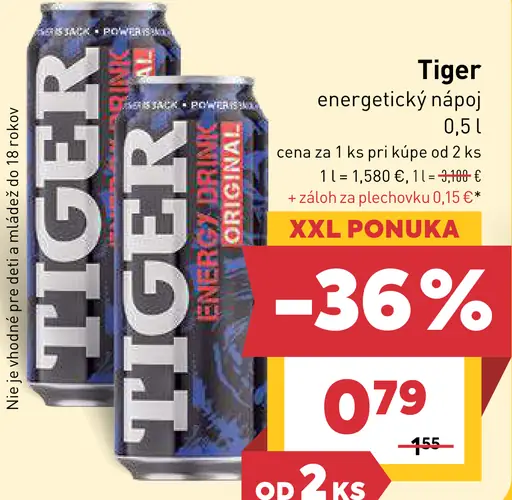Tiger Energetický nápoj