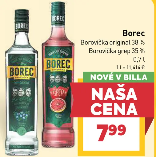 Borec borovička originál