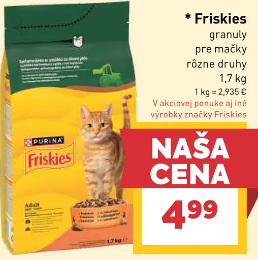 Friskies granuly pre mačky