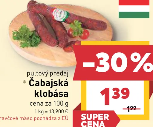 Čabajská klobása